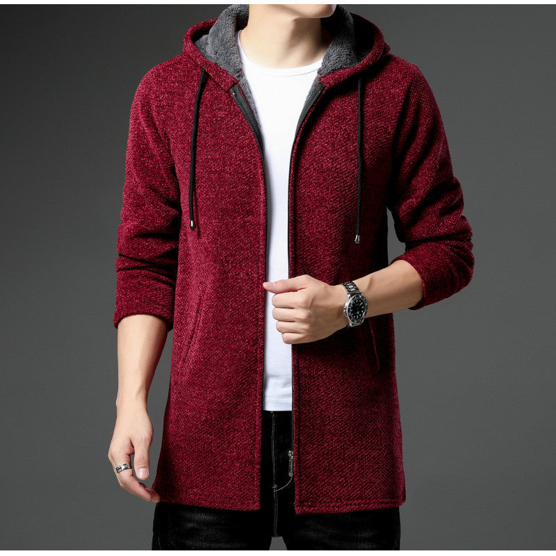 Street-Wave Men's Urban Hooded Jacket for Style-Conscious Versatile Casual Outings and Comfort