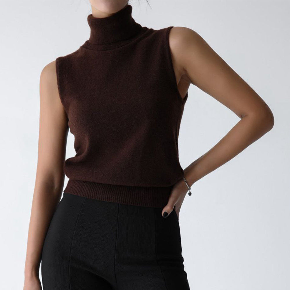 Streetwave Women's Turtleneck Sweater Elegant Soft Wool Knit For Chic Everyday Wear