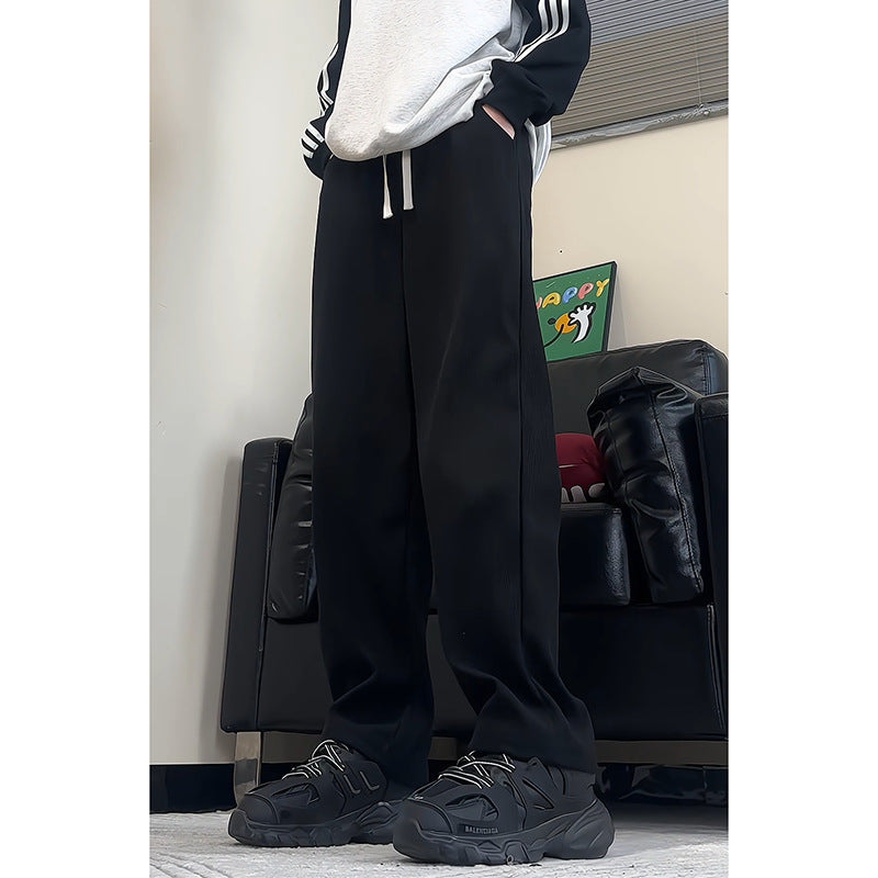 Street-Wave Mens Jogger Pants Athletic Comfort With Breathable Fabric And Drawstring Fit For Active Men