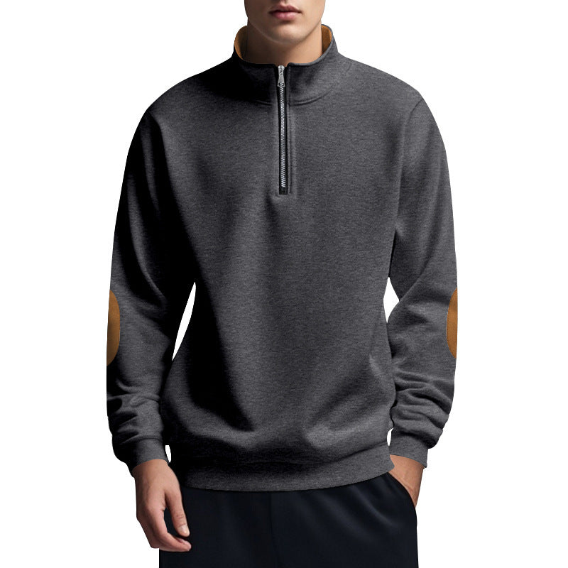 Street Wave Mens Zip Neck Pullover For Active Men Performance Comfort And Style Versatile