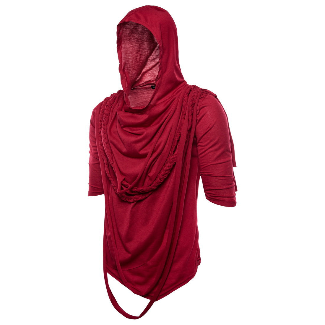 Mens Hooded Top With Innovative Draping By Streetwave For Fashionable Men Premium Comfort