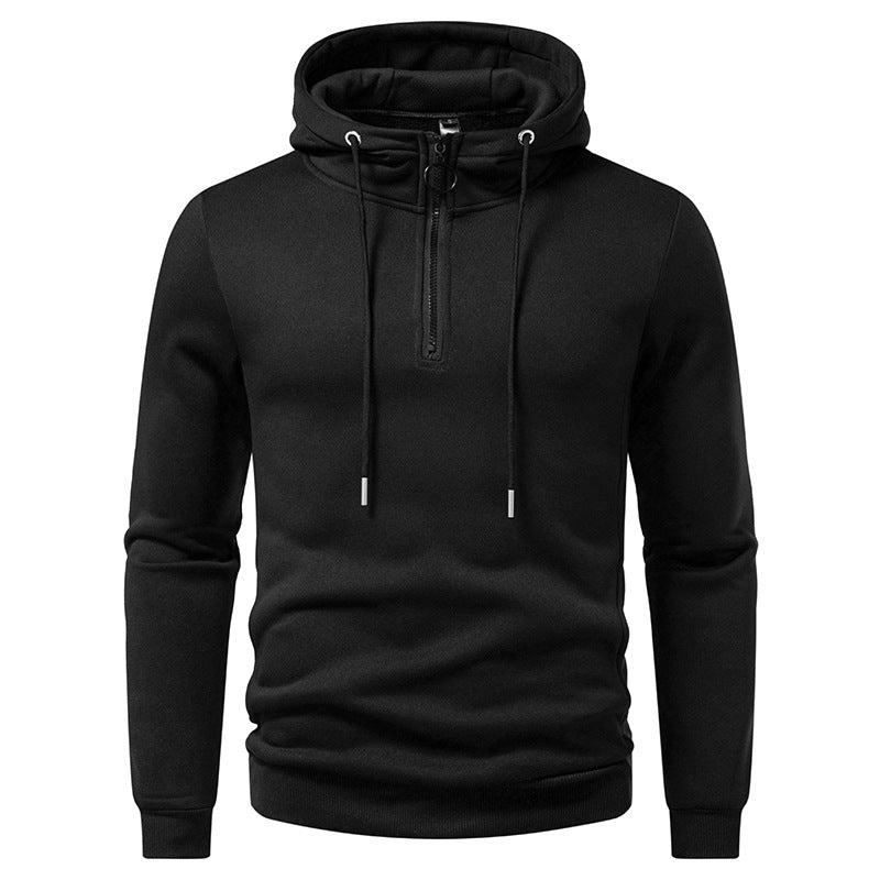 Street Wave Men's Zip Hoodie Breathable Material Modern Fit Stylish Casual Everyday Wear