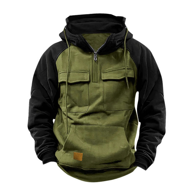 Men's Functional Hoodie Streetwave Innovative Breathable Comfort With Utility Pockets And Hood For Men