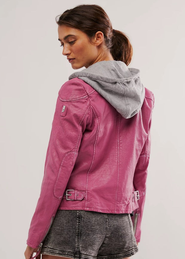 Streetwave Womens Stylish Jacket With Removable Hood For All Season Urban Streetwear And Comfort