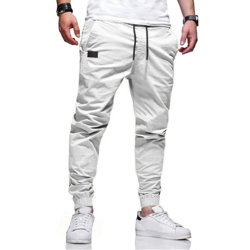 Street-wave Men's Cargo Pants With Tapered Fit And Practical Pockets For Everyday Wear