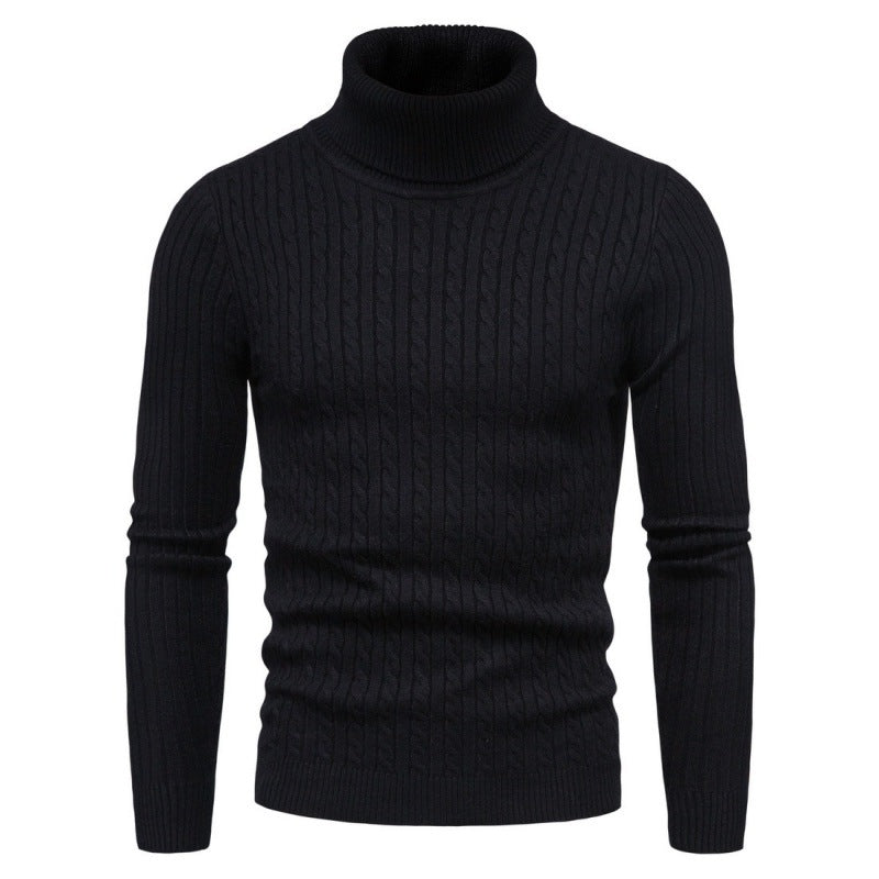 Street-wave Men Cable Knit Turtleneck Sweater For Warmth And Classic Style In Premium Quality