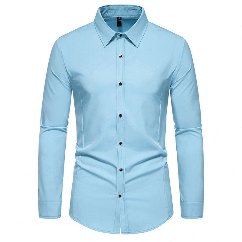 Street-Wave Men's Dress Shirt With Elegant Fit And Premium Fabric For Smart Casual Style