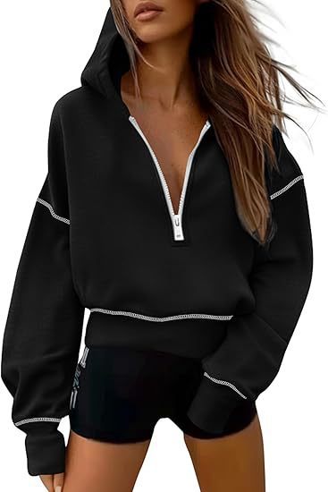 Street-wave Women's Zip Hoodie Full Zip Front For Everyday Street Style And All Day Comfort
