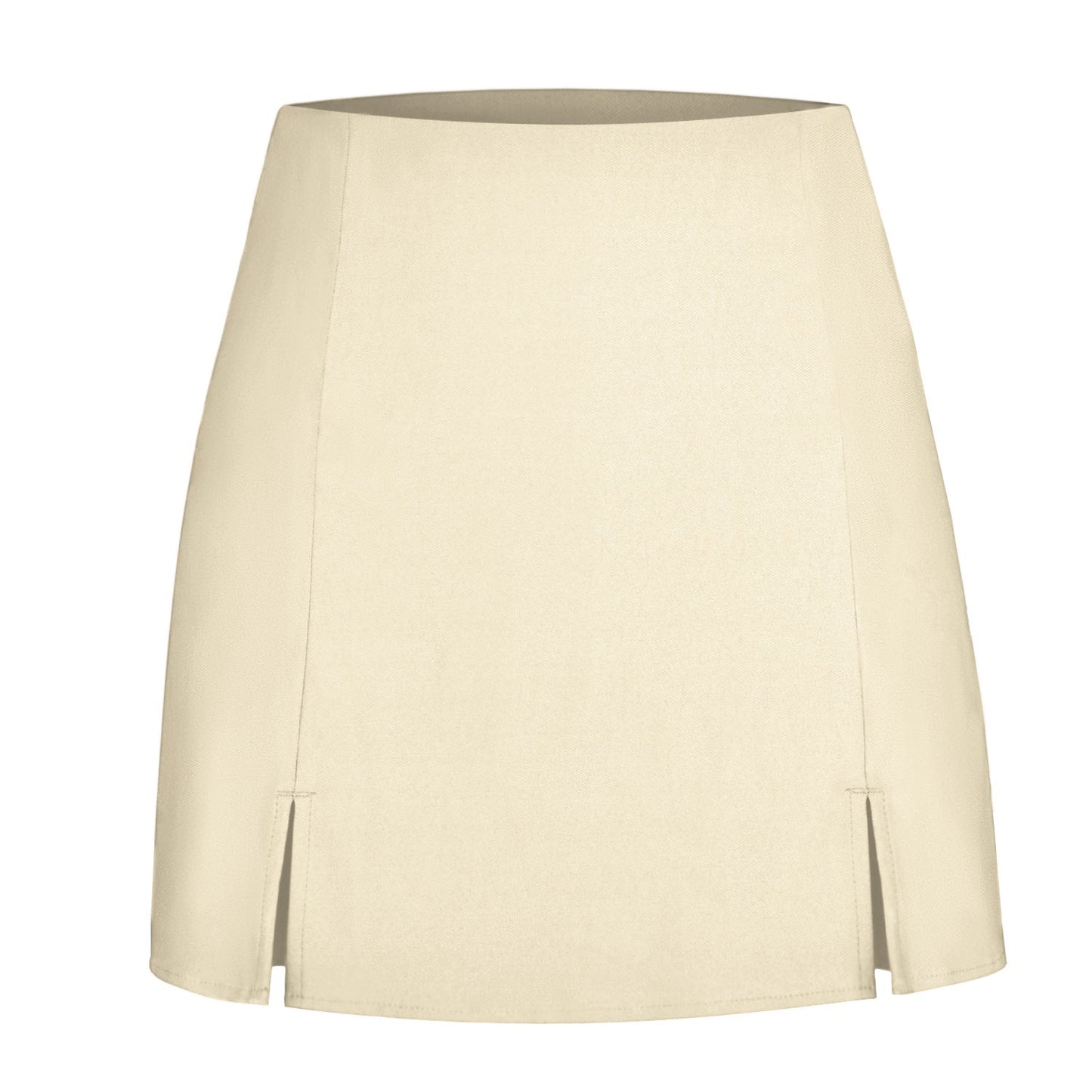 Street-Wave Women Designer Mini Skirt With Side Slits For Elegant Comfort And Effortless Style