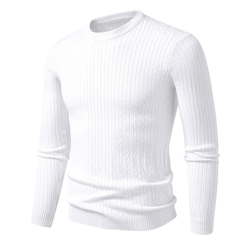 Street-Wave Men's Cable Knit Sweater Premium Chunky Knit With Elegant Cable Pattern Cozy Comfort