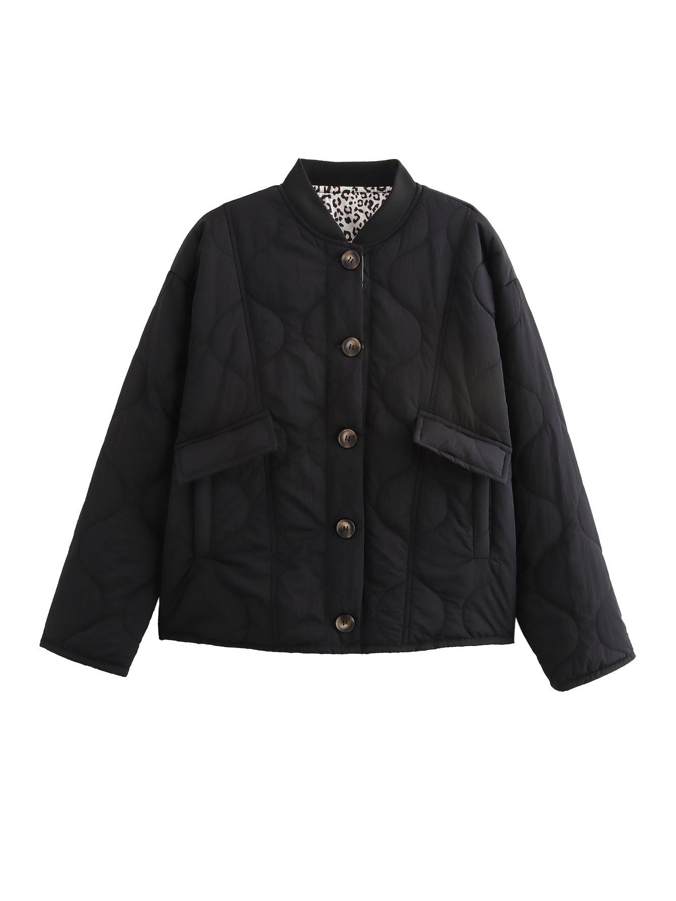 Street-wave Quilted Jacket For Women With Trendy Modern Details And Practical Pockets Warmth