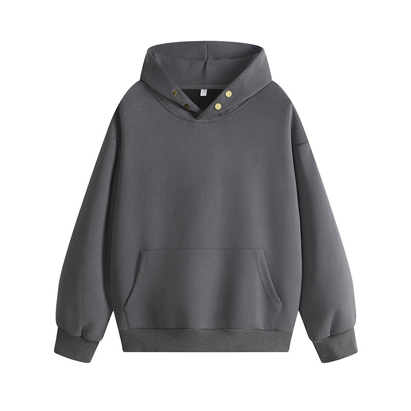 Streetwave Womens Hoodie With Innovative Cut And Snap Buttons For Modern Comfort