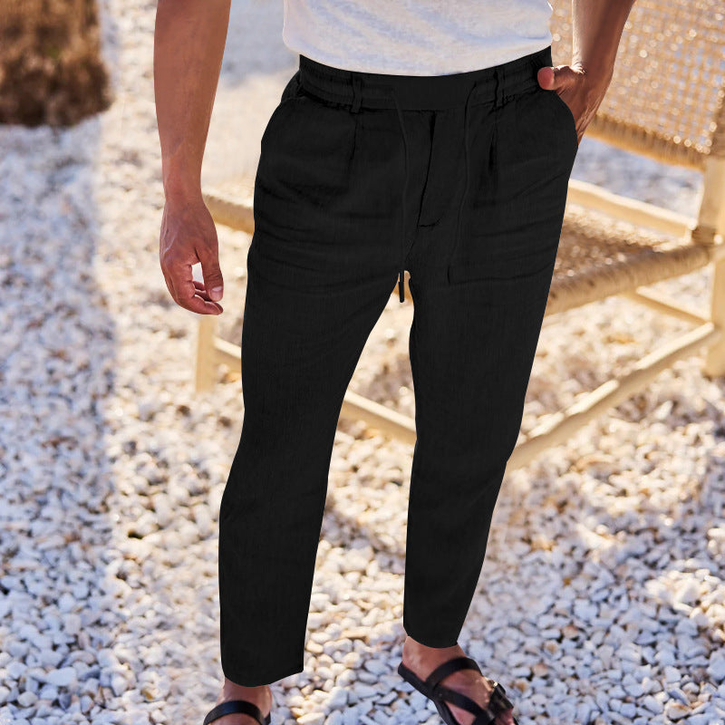 Streetwave Mens Relaxed Fit Lounge Pants With Adjustable Waistband For Casual Comfort