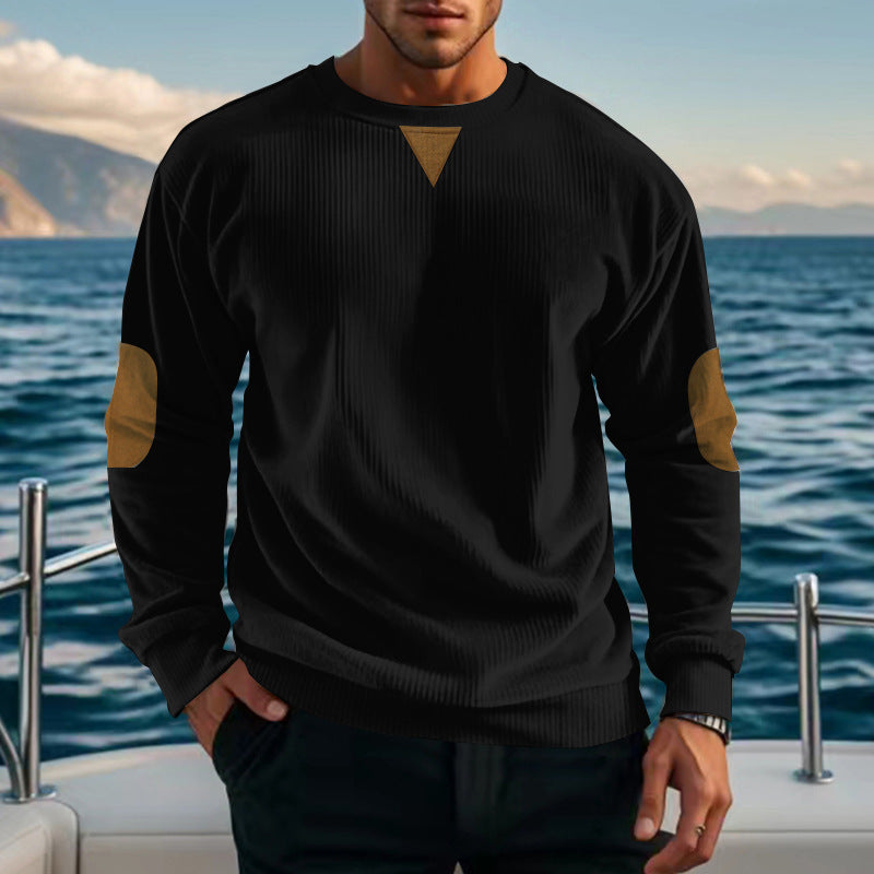 Street-wave Men's Comfortable Structured Fleece Pullover For Warmth And Style All-Season Comfort