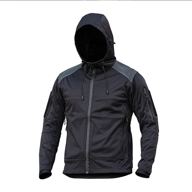 Street-wave Men's Functional Outdoor Jacket With Insulated Breathable Quilted Structure For Active Wear