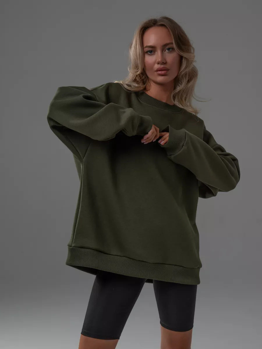 Oversized Sweatshirt For Women By Streetwave Cozy Soft Cotton Comfort Loose Fit Casual Streetwear
