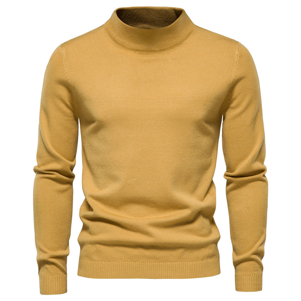 Street Wave Mens Elegant Wool Turtleneck Sweater For Cold Weather Comfort Premium Warmth