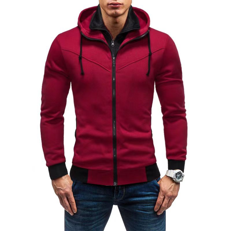 Street-Wave Mens Fleece Hoodie With Stylish Design And Practical Pockets For Active Men