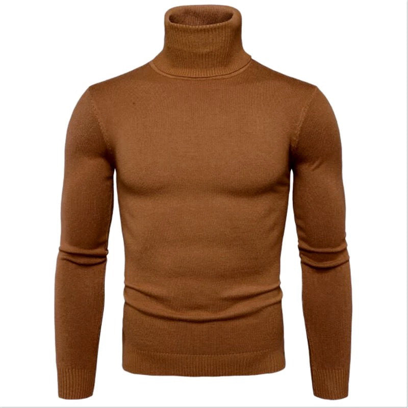 Streetwave Mens Turtleneck Knit Sweater Fine Knit Fabric For Men Warmth And Comfort Everyday Wear