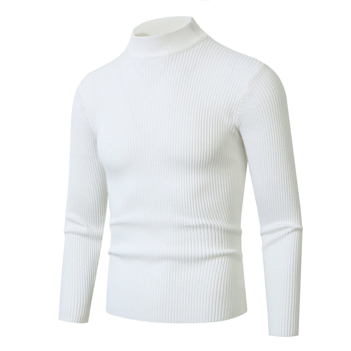 Street Wave Mens Fine Wool Turtleneck Sweater Premium Comfort Versatile For Office Or Casual Wear