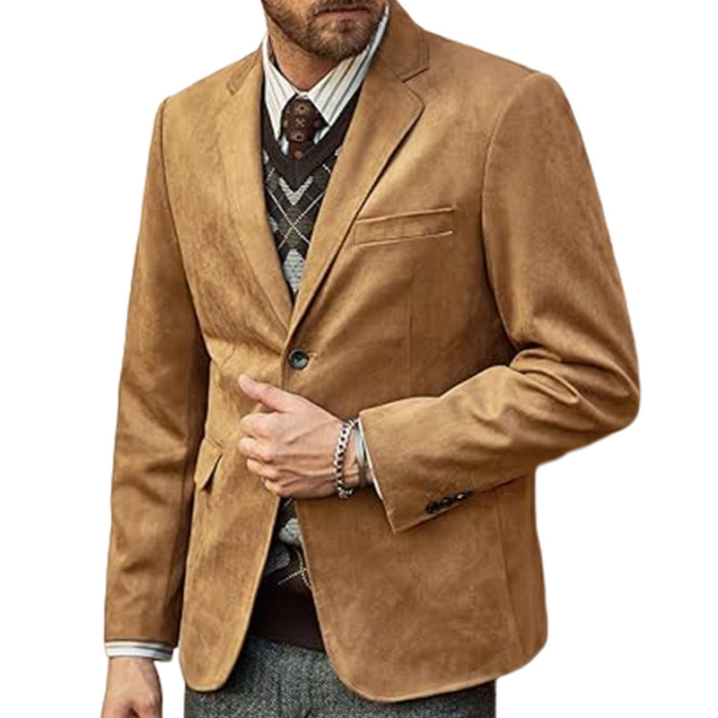 Street-wave Mens Elegant Sport Blazer With Modern Fit And Fine Details For Formal Or Smart Casual