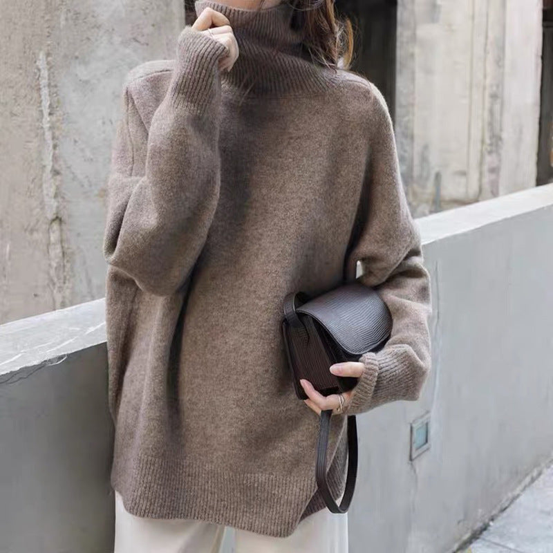 Streetwave Womens Wool Blend Turtleneck Sweater Cozy Warmth For Everyday Casual Wardrobe Essential