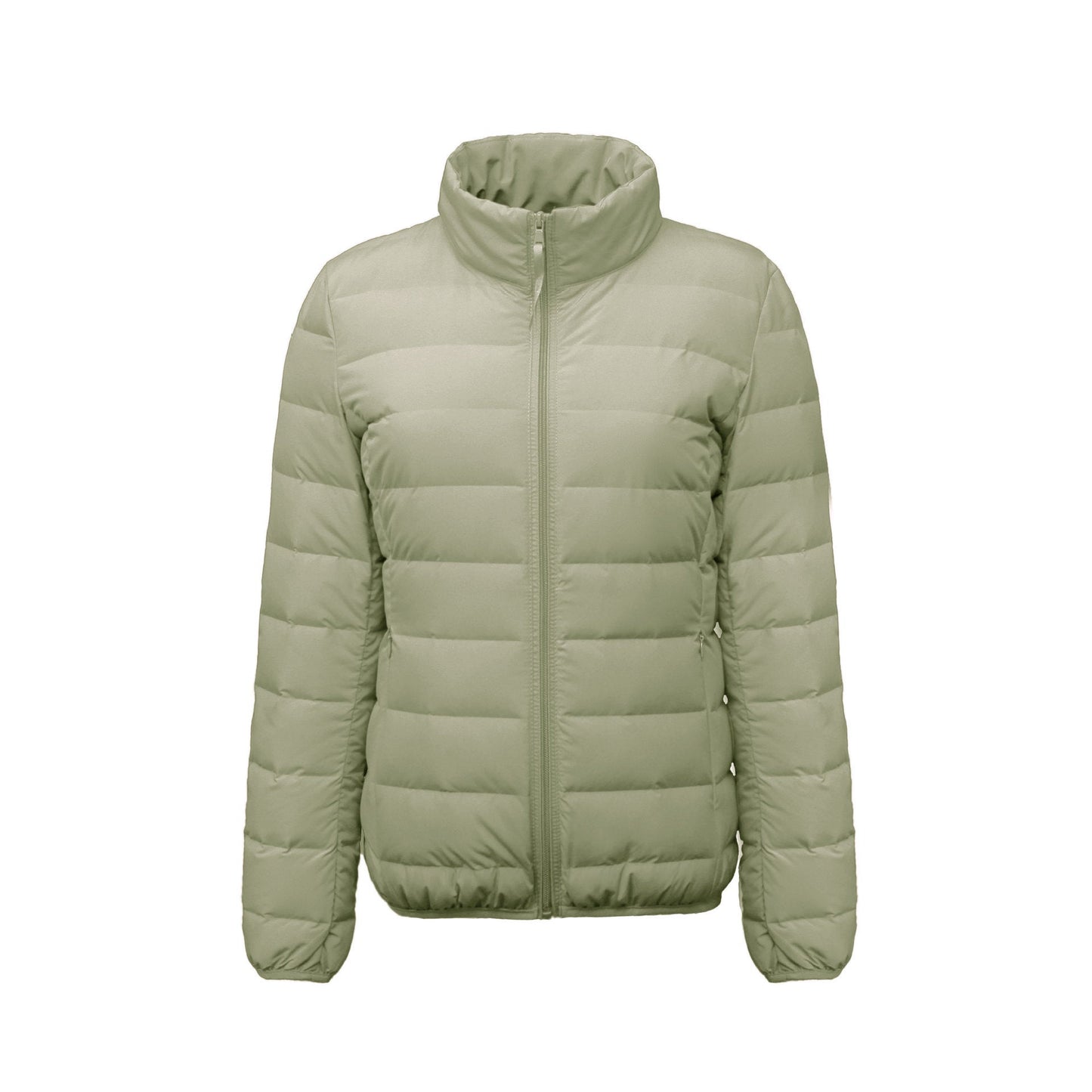 Street-wave Women Insulated Puffer Jacket With High Collar And Elastic Cuffs For Warm Urban Winter