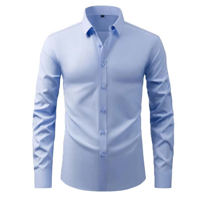 Men's Long Sleeve Shirt With Innovative Cut And Modern Design Street-wave For Modern Men