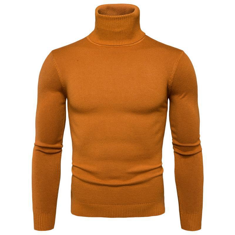 Merino Wool Turtleneck Sweater For Men By Street Wave Premium Soft Breathable Warmth