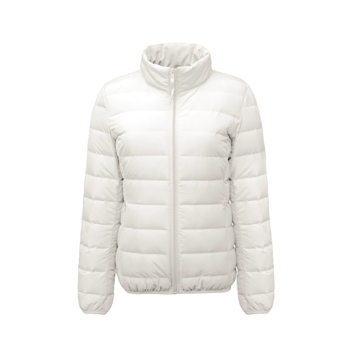 Street-wave Women Insulated Puffer Jacket With High Collar And Elastic Cuffs For Warm Urban Winter