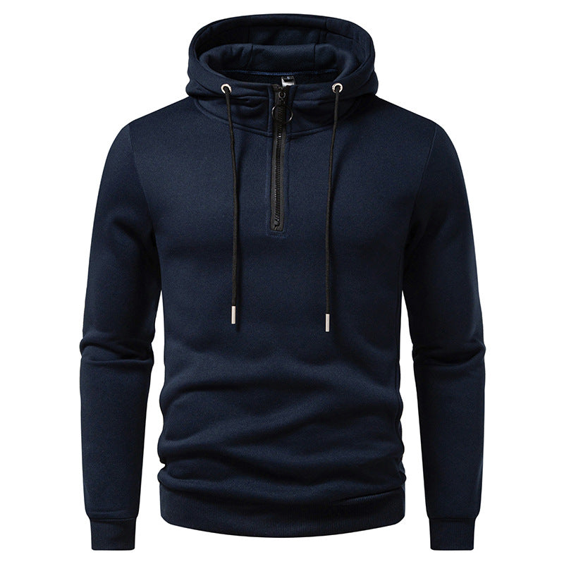 Street Wave Men's Zip Hoodie Breathable Material Modern Fit Stylish Casual Everyday Wear