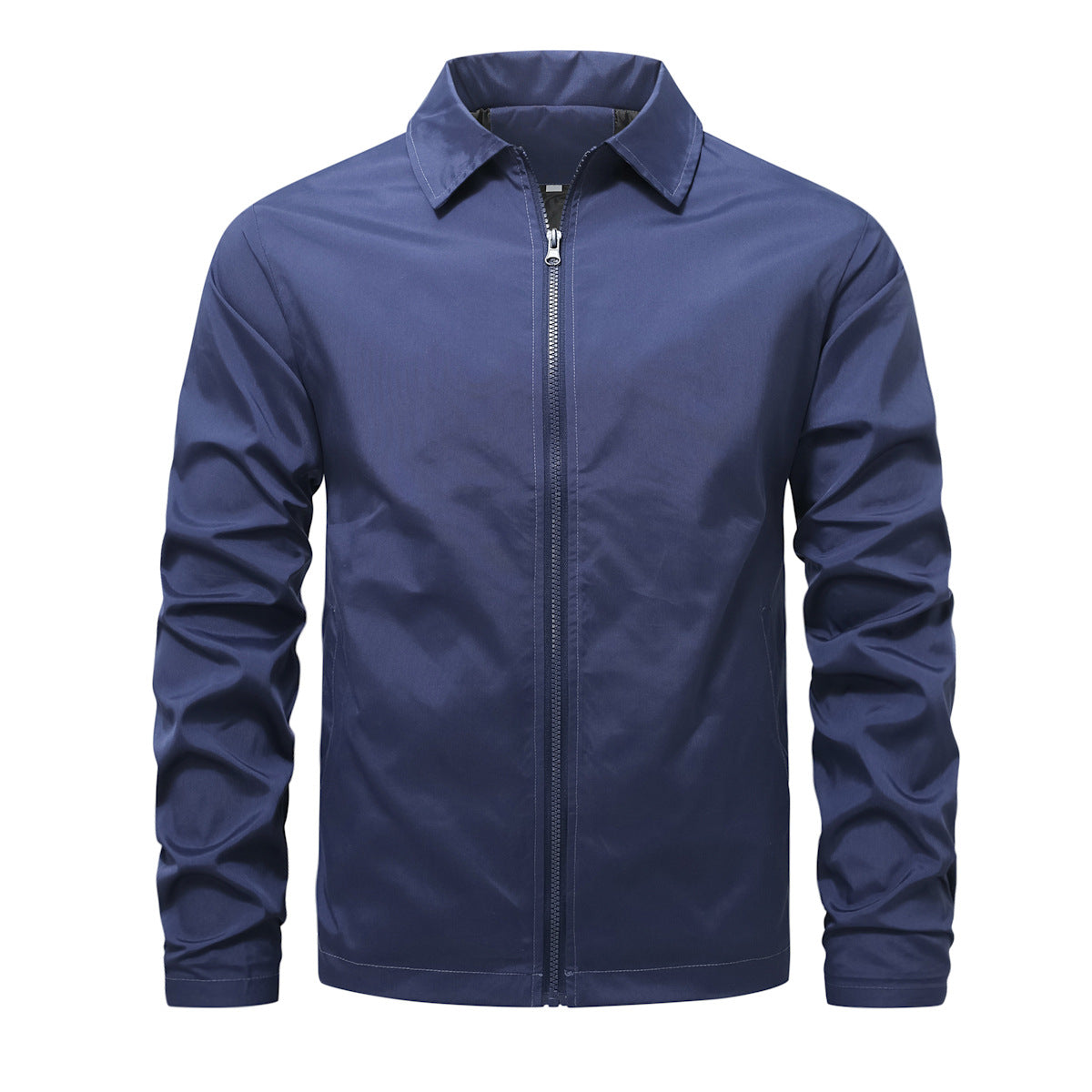 Street Wave Mens Windproof Casual Jacket Lightweight Wind Resistant Outerwear For Active Men