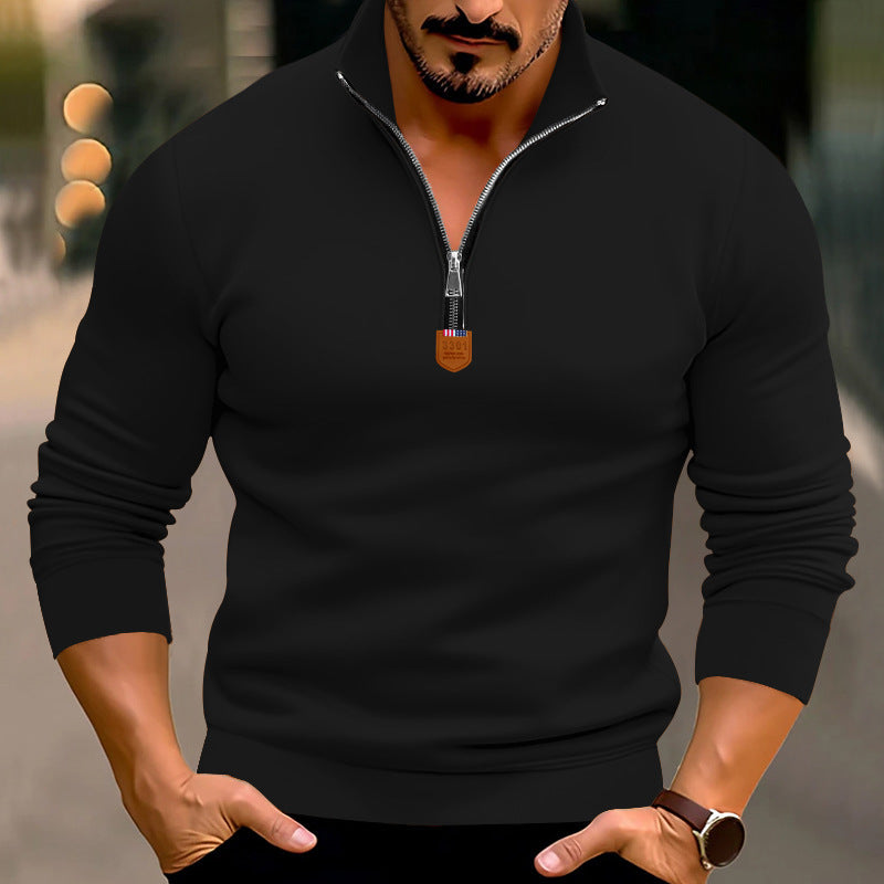 Street-wave Men's Zip Up Sweatshirt - Premium Soft Fleece, Modern Front Zipper, Comfortable Fit