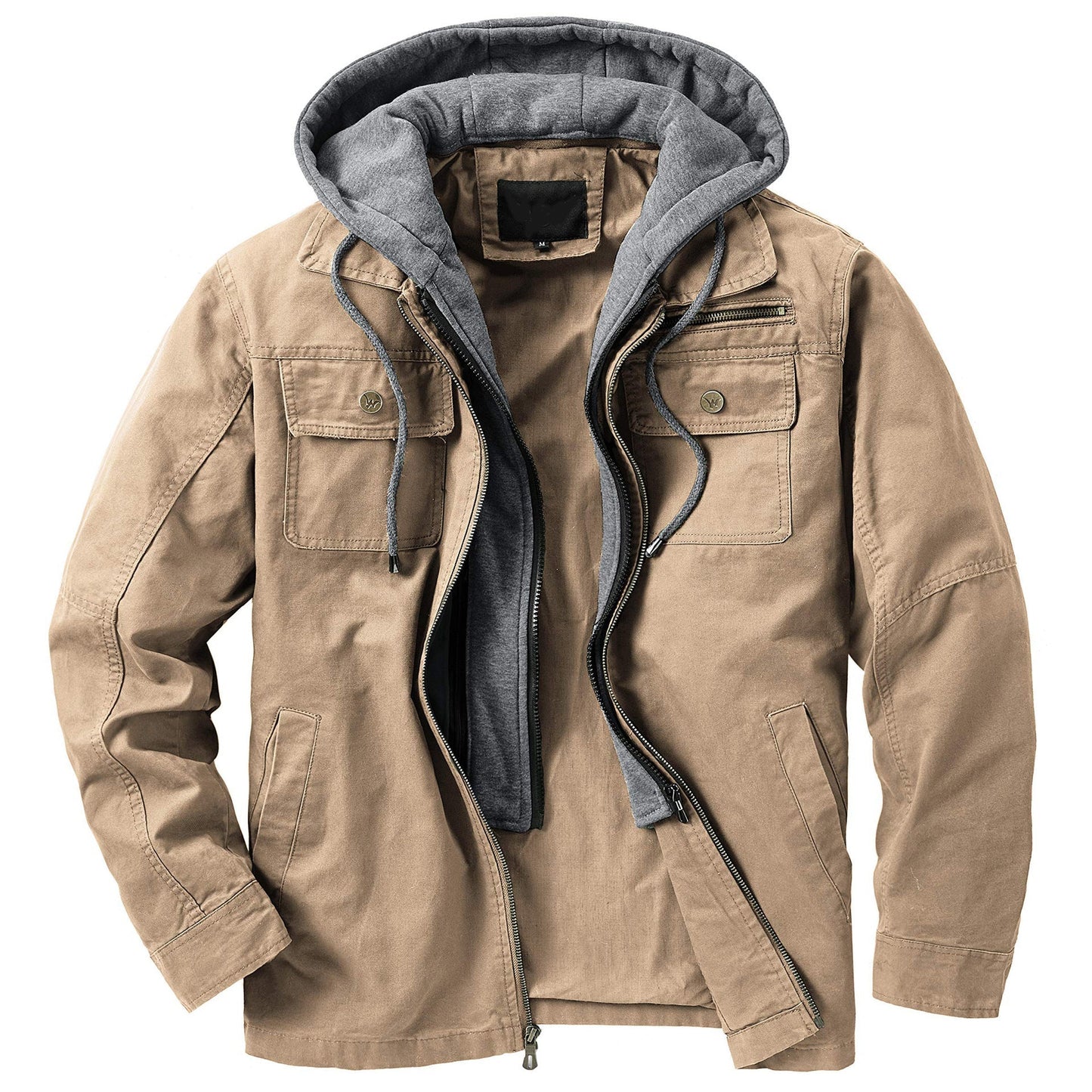 Streetwave Mens Versatile Transitional Jacket With Hood And Practical Pockets Weatherproof