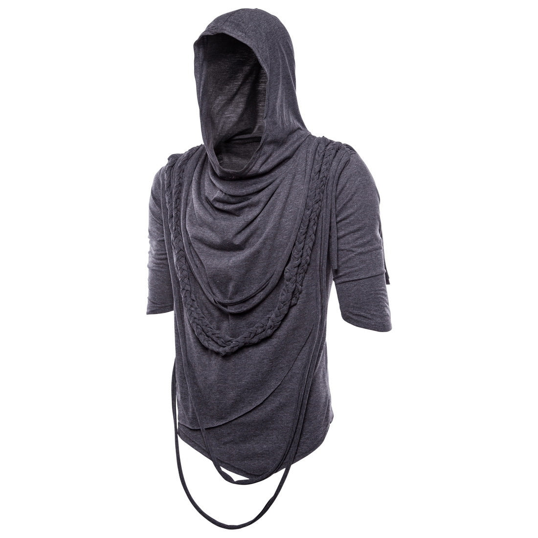 Mens Hooded Top With Innovative Draping By Streetwave For Fashionable Men Premium Comfort