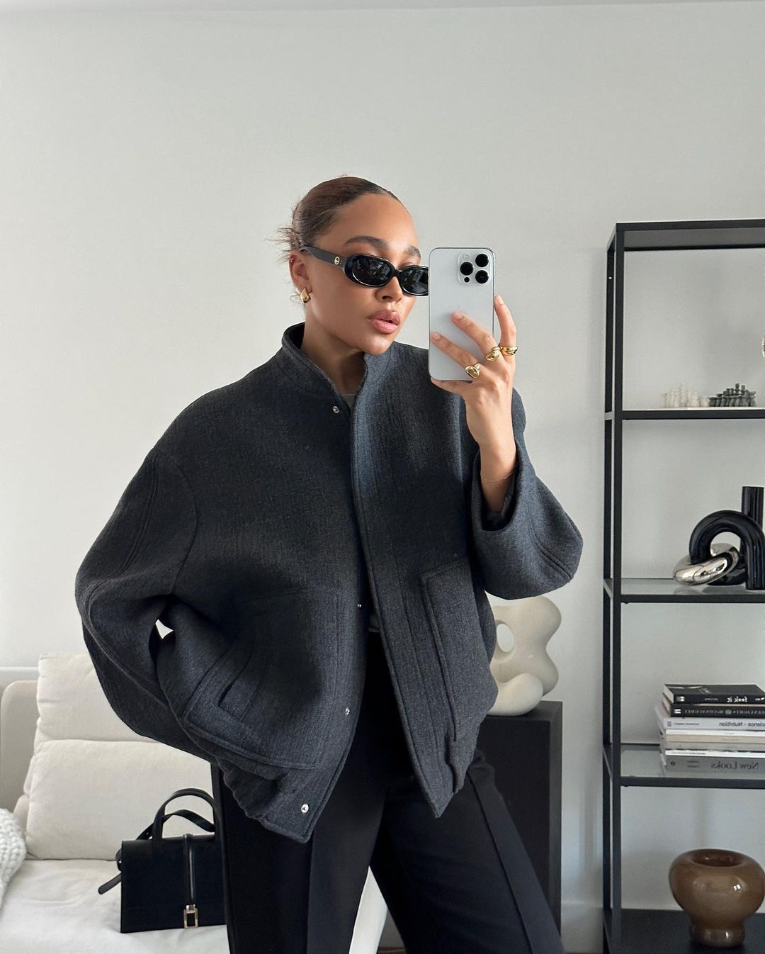 Street-Wave Stand Collar Versatile Jacket For Women - Effortless Chic Everyday Outerwear For Modern Fashionistas