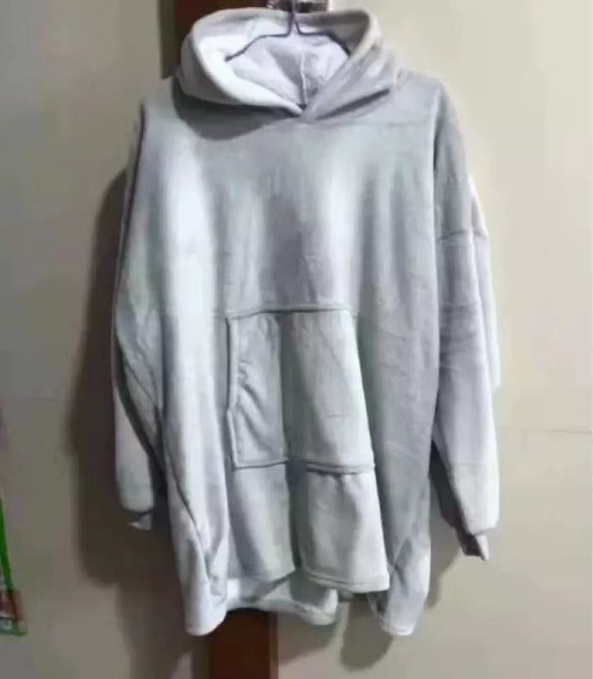 Street-Wave Women's Oversized Fleece Hoodie Blanket With Pockets Cozy Comfort For Lounge