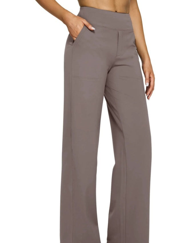 Street-wave Womens Wide-Leg Lounge Pants With Elastic Waistband For Maximum Comfort