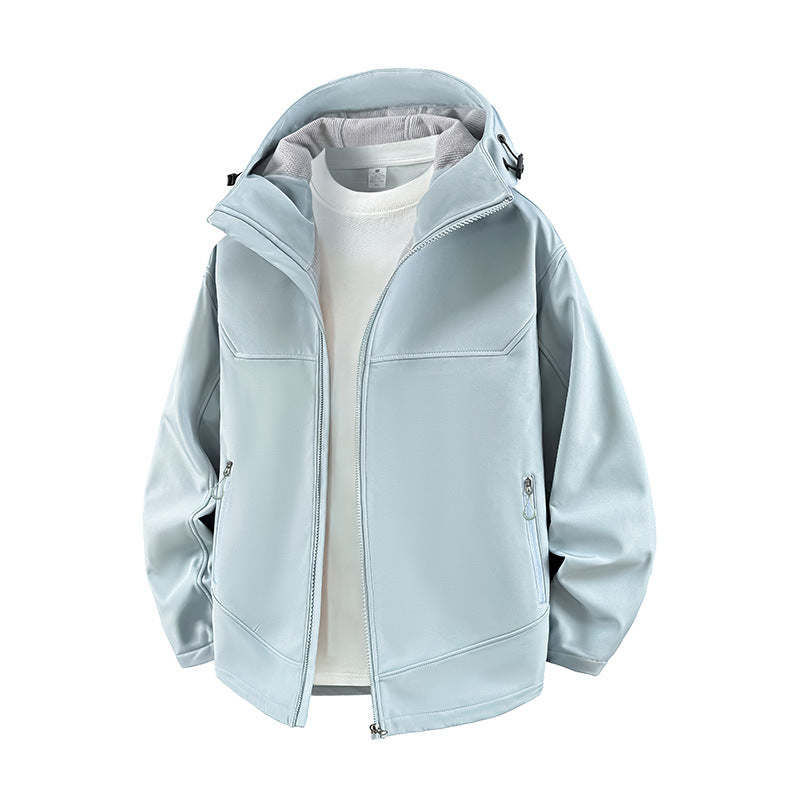 Streetwave Womens Stylish Transitional Jacket With High Collar And Zip Pockets Windproof Water Resistant
