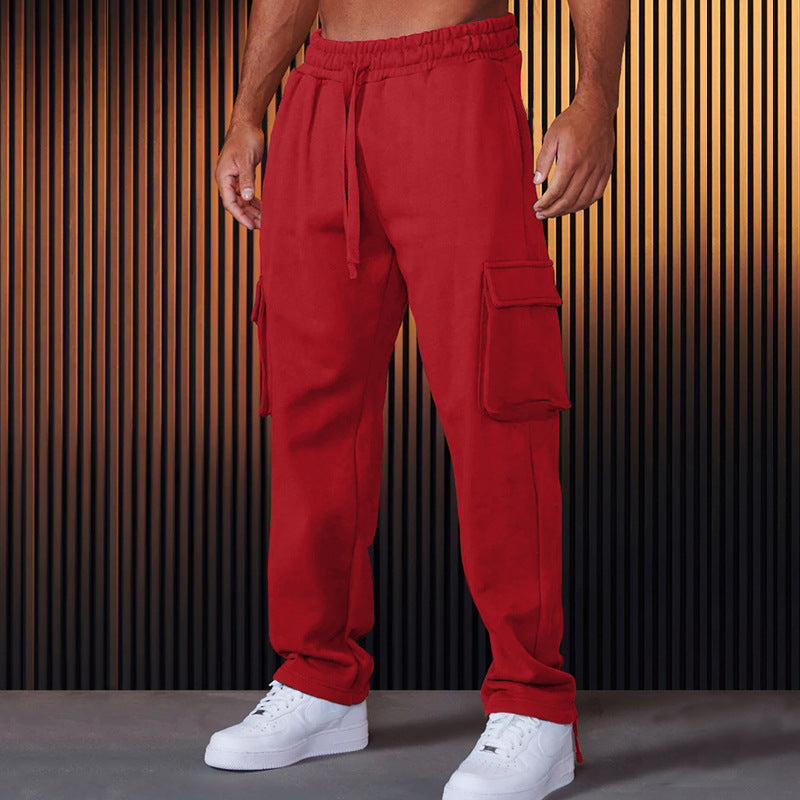Streetwave Mens Cargo Joggers With Adjustable Waistband And Handy Side Pockets For Active Men