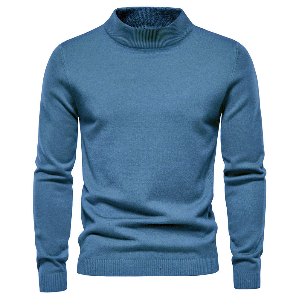 Street Wave Mens Elegant Wool Turtleneck Sweater For Cold Weather Comfort Premium Warmth