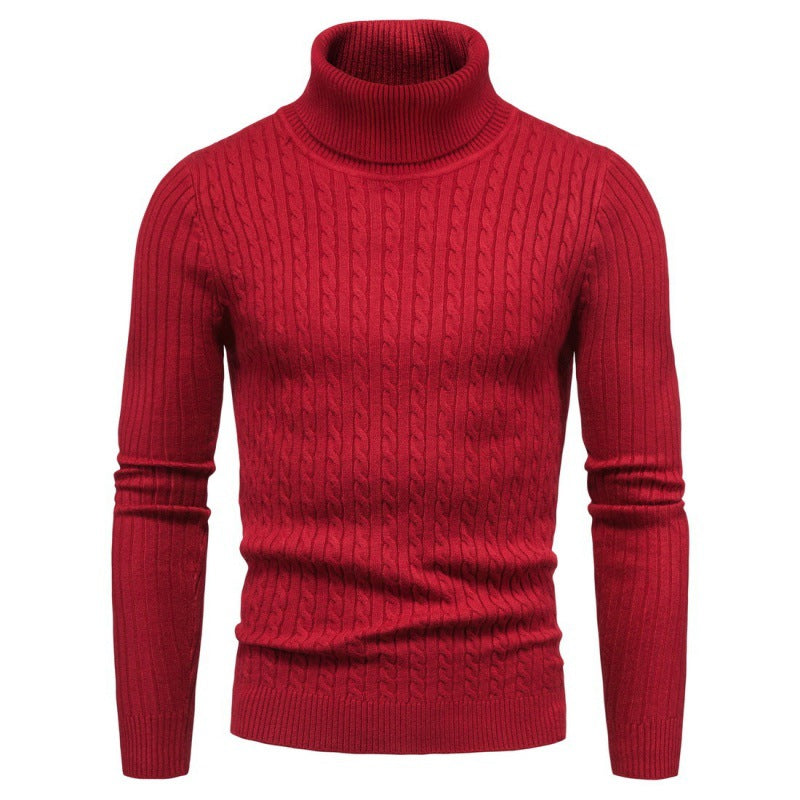 Street-wave Men Cable Knit Turtleneck Sweater For Warmth And Classic Style In Premium Quality