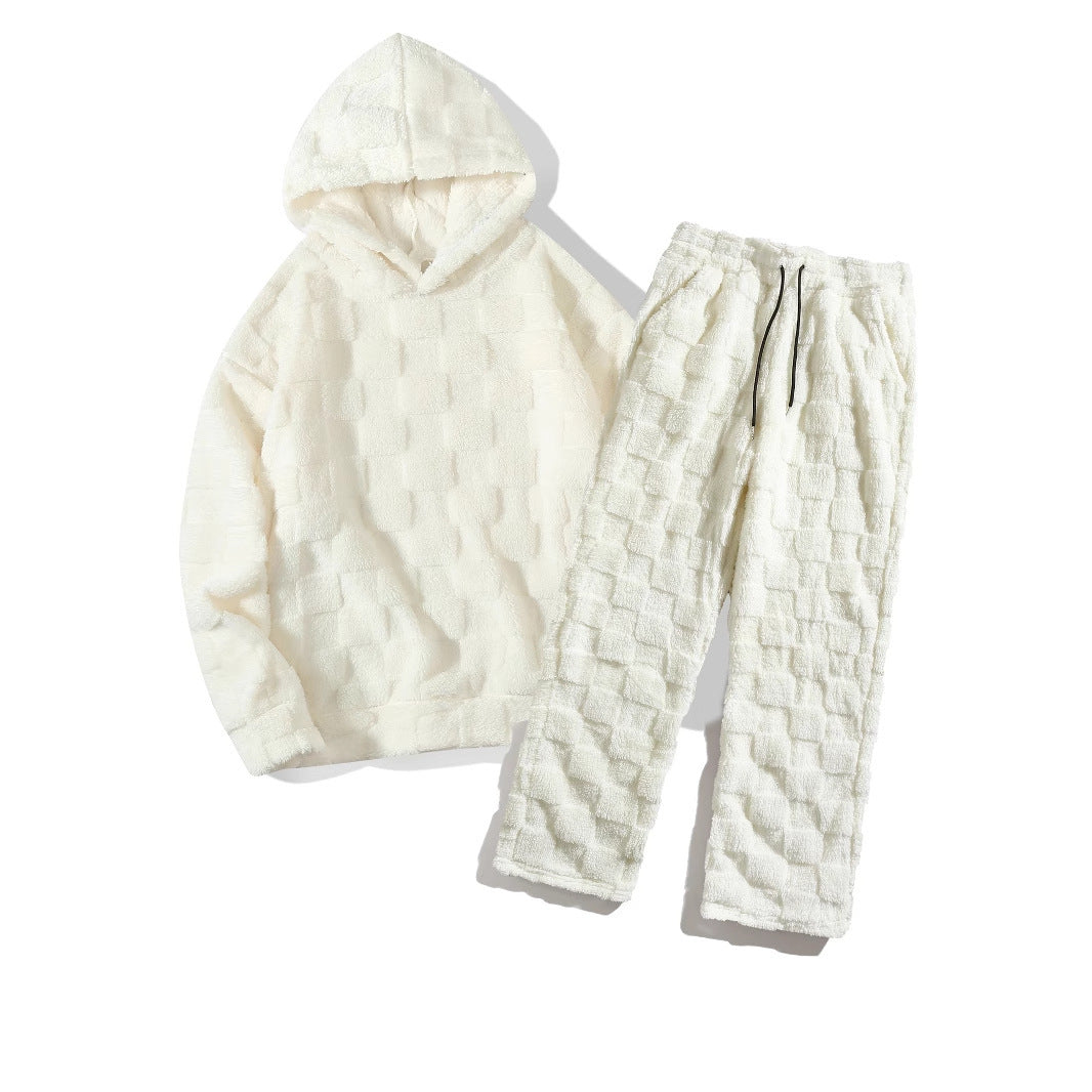 Street Wave Women Cozy Hoodie And Jogger Set With Plush Soft Fabric And All Day Comfort