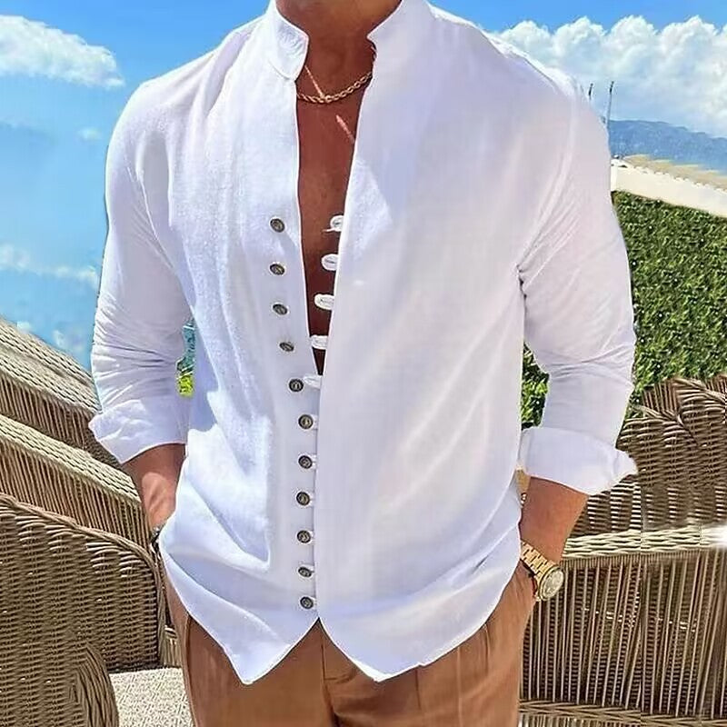 Street-Wave Men's Casual Shirt Light Breathable Comfort for Summer Leisure For Everyday Style