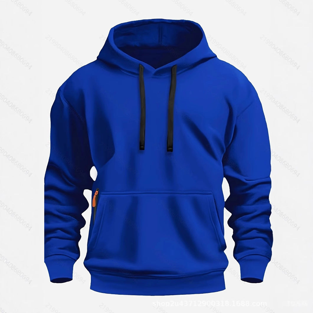 Street-Wave Men's Sport Hoodie With Pockets Breathable Fabric For Active Athletes