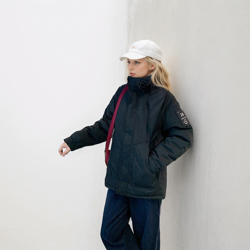 Street-wave Womens Insulated Functional Jacket With High Collar And Strategic Pockets