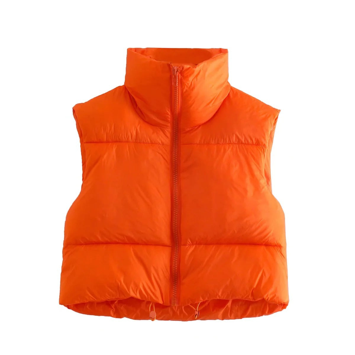 Street-wave Womens Puffer Vest With High Collar Lightweight Warmth For Women All Season