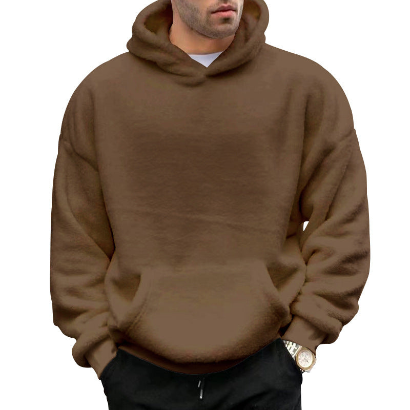 Street-Wave Mens Oversized Hoodie With Soft Cotton Blend For Casual Streetwear And Comfort