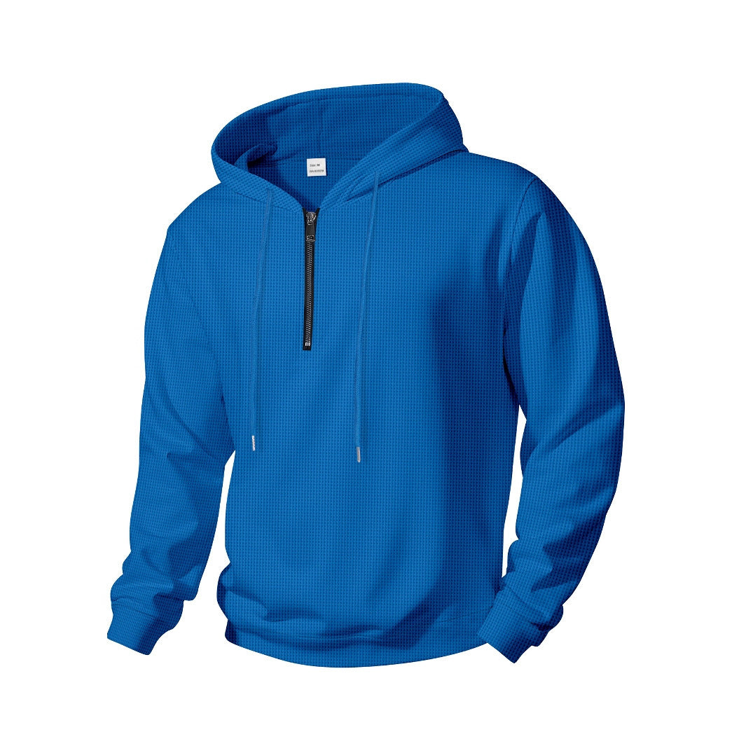 Street-Wave Men's Sport Hoodie With Functional Zip Breathable Training Gear For Active Men