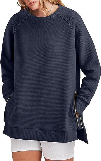 Street-Wave Women's Casual Sweatshirt With Side Pockets And Zipper Closure For Active Women Streetwear